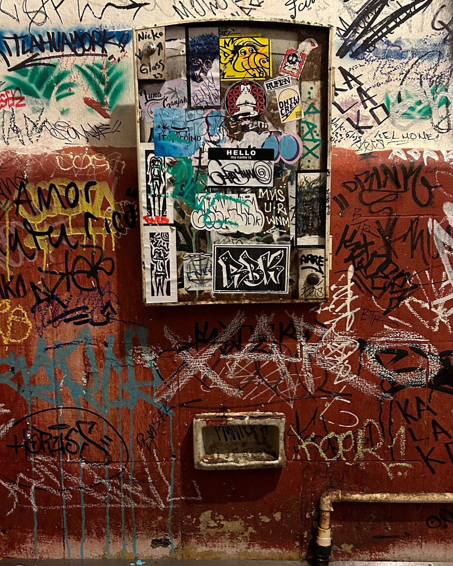 Zompantli en el baño (referencia a Rafael Cauduro).
#realabstract #realabstraction #realabstracto #ciudaddemexico #centrohistoricocdmx #rafaelcauduro